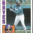 BOB WATSON 1984 Topps #739.  BRAVES