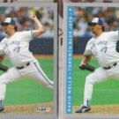 DAVID WELLS (2) 1993 Fleer #702.  BLUE JAYS