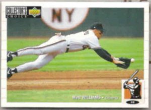 MATT WILLIAMS 1994 Upper Deck CC #299.  GIANTS