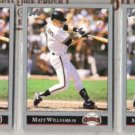 MATT WILLIAMS (3) 1992 Leaf #373.  GIANTS