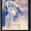 DEVON WHITE 1992 Leaf Black GOLD Insert #114.  JAYS