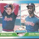 DEVON WHITE 1987 Fleer Prospects #646.  ANGELS