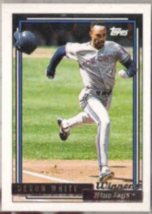 DEVON WHITE 1992 Topps Gold Winner Insert #260.  JAYS
