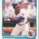 DEVON WHITE 1988 Score Young Stars #12 of 40.  ANGELS