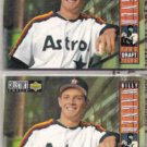 BILLY WAGNER 1994 UD CC Silver Sig. Draft Pick w/ sister.  ASTROS