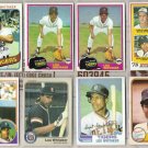 LOU WHITAKER (8) Card Mid-Grade Old Lot w/ 1978 RC.  TIGERS