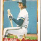 ROBIN YOUNT 1989 Topps Ames AS #5.  BREWERS