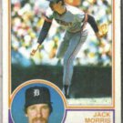 JACK MORRIS 1983 Topps #65.  TIGERS