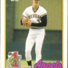 JIM ABBOTT 1989 Topps Draft Pick #573.  ANGELS