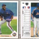VINCE COLEMAN (2) 1991 Upper Deck #768.  METS