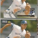ALEX GONZALEZ 1994 UD CC Silver Sig. Rookie w/ sister.  JAYS