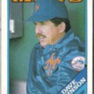DAVE JOHNSON 1988 Topps #164.  METS