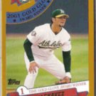 ERIC CHAVEZ 2002 Topps + 2000 UD MVP.  A's