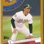 ERIC CHAVEZ 2002 Topps + 2000 UD MVP.  A's