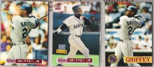 KEN GRIFFEY Jr. (3) diff 1994 Stadium Club Lot.  MARINERS