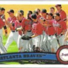 BRAVES Team Card 2011 Topps #319.
