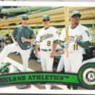 A's Team Card 2011 Topps #204.