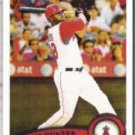 TORII HUNTER 2011 Topps #255.  ANGELS