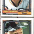 SPARKY ANDERSON (2) 1992 Topps #381.  TIGERS