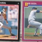 BOB OJEDA 1991 Score #321 + Traded #79T.  METS / DODGERS