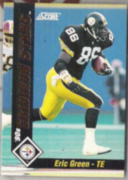 ERIC GREEN 1992 Score Gridiron Stars #13. STEELERS