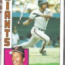 MAX VENABLE 1984 Topps #58.  GIANTS