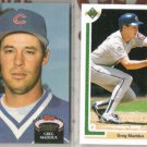 GREG MADDUX 1992 Stadium Club + 91 UD.  CUBS