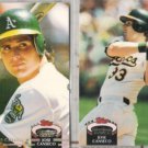 JOSE CANSECO 1992 Stadium Club + MC.  A's