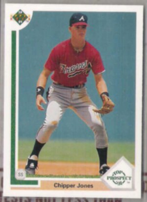 CHIPPER JONES 1991 Upper Deck Prospect #55.  BRAVES