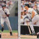 BERNIE + DONNY B 1992 Stadium Club #260 + #420.  YANKEES