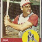 GENE FREESE 1963 Topps #133.  REDS  Crease Free
