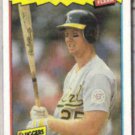 MARK McGWIRE 1987 Fleer Best Rookie #26 of 44.  A's