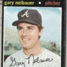 GARY NEIBAUER 1971 Topps #668.  BRAVES