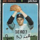 JOE NIEKRO 1971 Topps #695.  TIGERS