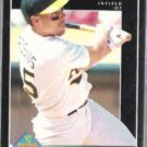 SCOTT BROSIUS 1992 Pinnacle Rookie #274.   A's