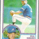 PHIL NIEKRO 1983 Topps #410.  BRAVES