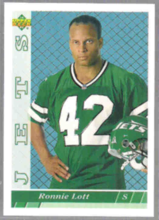 RONNIE LOTT 1993 Upper Deck #463. JETS