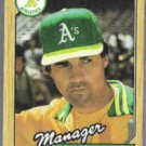 TONY LaRUSSA 1987 Topps #68.  A's