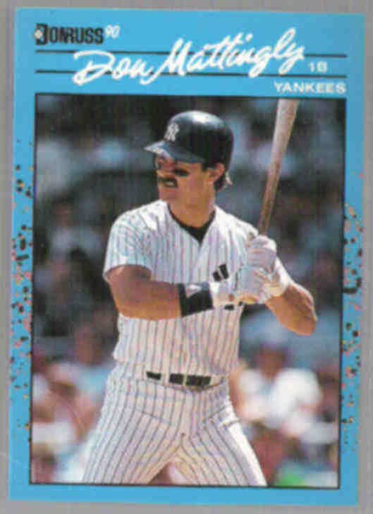 DON MATTINGLY 1990 Donruss Best 38. YANKEES