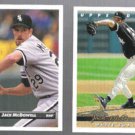 JACK McDOWELL 1993 Donruss #433 + 1993 Upper Deck #357.  WHITE SOX