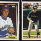 TINO MARTINEZ 1992 Topps #481 + 1993 Bowman #303.  MARINERS