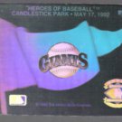 GIANTS 1992 Upper Deck Hologram Logo.