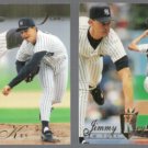 JIMMY KEY 1993 Flair #247 + 1994 Flair #82.  YANKEES