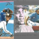 CARLOS DELGADO 1994 Flair #117 + 1996 Pinnacle #143.  JAYS