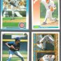 GREG MADDUX 1987 Fleer Update #U68 + (3) early 90's.  CUBS / BRAVES
