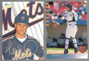 TODD HUNDLEY 1993 Studio #206 + 1993 Upper Deck SP #150.  METS
