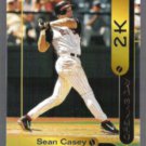 SEAN CASEY 2000 Topps Opening Day #OD4.  REDS