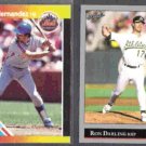 KEITH HERNANDEZ 1988 Donruss GS #8 + RON DARLING 1992 Leaf #447. METS / A's