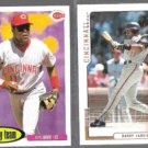 BARRY LARKIN 1995 Upper Deck CC #276 + 2000 UD MVP #158. REDS