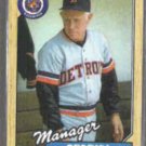 SPARKY ANDERSON 1987 Topps #218. TIGERS